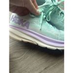 Hoka  Clifton 9 Athletic Shoes Womens Size US 6.5  Ocean Lilac Photo 2