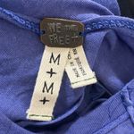 Free People We the Free blue cold shoulder cross back short sleeve tee size Medium Photo 3