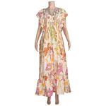 Anthropologie MAEVE x  Cassandra Maxi Dress, Peach, XS Photo 6