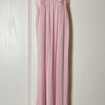 VINTAGE BABY PINK FLOOR LENGTH MAXI ROBE & SLIP DRESS SET Size M Photo 7