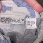 Dress Barn  white floral 3/4 sleeve button down shirt Photo 7