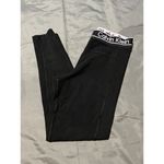 Calvin Klein  Performance‎ Stretch Pants Womens Size Small Black White Logo Photo 1