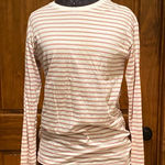 ASOS ❤️  Long Sleeve Tee Shirt in Pink and White Photo 0