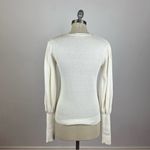 Tularosa White Balloon Sleeve Sweater Photo 6
