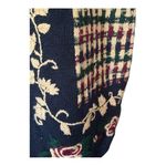 Vintage Embroidered Dark Navy Button Front Vest. SZ. 1X Photo 6