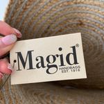 Magid Natural Weaved Silver Circle Large Tote Bag Tan Photo 3