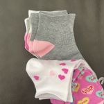 Rachel Rachel Roy Valentines Day 6 Pair of 1/4 Socks NWT Sweetheart Pink Photo 2