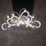 Wedding hair comb Silver Photo 1