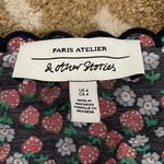 & Other Stories Paris Atelier & Other Stories blue red scallop edge strawberry wrap blouse Photo 6