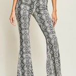 Entro Snake Print Flare Pants Photo 0