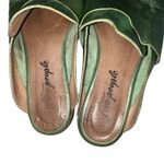 Free People  Mule Size 36 US 6 At Ease Loafer Slip On‎ Shoes Green Made In Spain Photo 6