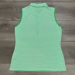 EP Pro Tour Tech Striped Golf Tennis Polos Tank Tops Pink Green Size Small Photo 4