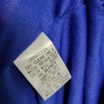 Entro  blue crepe tassel crochet tassel trim shift dress size medium Photo 6