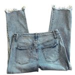 Wild Fable  Women’s Size 10 Jeans Zipper Detail High Rise Ankle Fray Hem Festival Photo 3