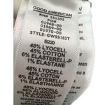 Good American ‎ Good Waist Crop Jeans with Side Slits Size 26 Denim Stretchy Photo 10