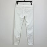 J.Crew  8" Toothpick Jean White Skinny Stretch Classic Denim Womens US 24 NWT Photo 4