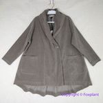 New! Amici by Baci Italy made Vintage Look Cotton swing style Overcoat, size M Brown Size M Photo 2