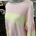 Free People  Sunwashed Tie-Dye Slouchy Balloon Sleeve Pullover Size S Photo 5