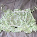 H&M cropped square neck plaid top Photo 2