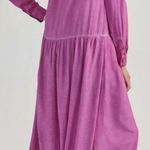 Pilcro Kimberly Raspberry Long Sleeve ShirtDress Photo 1