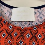 Anthropologie Anthro Purella Rust Orange Floral Oakdale Tunic Photo 3