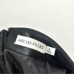 Avec Les Filles NWOT Anthropologie  Buttery Leather Mini Skirt Small Photo 3