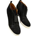 Linea paolo SZ 11 black Suede wedge sneaker heel women’s casual streetwear shoes Photo 0