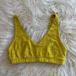 Aerie Offline by Summer Lights Terry Sports Bra Green Rush Size Medium Photo 3
