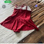 Stylish Red swim dress with Straps Size XL Photo 2