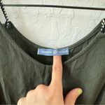 Signature Weekend Maxi Dress Dark Green crinkle braided strap small Photo 4