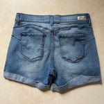 Juicy Couture Ripped Jean Shorts Glitter Detail Size 10 Photo 2
