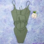 NEW Free People X Mare Perpetua Essential One Piece Swimsuit In Sage, L Green Size L Photo 6