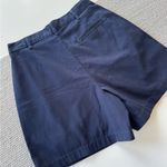 Dockers Navy Blue Classic High Natural Waist Pleated Chino Shorts Size 10 NWT Photo 8