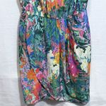 Amanda Uprichard Madison Watercolor Floral Faux Wrap Mini Dress Women’s Size M Photo 5