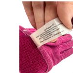 Isotoner  ARIS Vintage 90's Pink Suede Gloves Womens Mittens Cold Weather Lined Photo 5