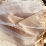 David's Bridal David’s Bridal Tiered Champagne Gold Shimmer Gown Photo 12