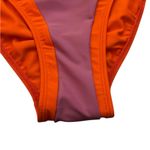 NEW Free People X Seea Vega Bikini Bottom large orange purple high cut Photo 4