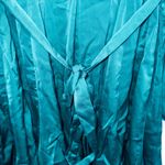 JODIFL Teal Green Tie Waist Swing Skirt Dress Size Medium NWT Photo 2