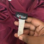 Fashion Magazine Vintage Whimsigoth Comfy Ruched Wine Strappy Evening Dress M Photo 7