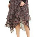 Free People Free People Zuma Drippy Ruffle Floral Skirt Size 6 Photo 0