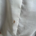 DKNY midi coat long blazer duster lightweight beige tan size medium women Photo 12