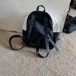 Stylish Black and White Quilted Backpack Photo 1