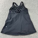Lululemon Black Workout Active Athletic Cross Back Tank Top Athelisure Gorepore Photo 1
