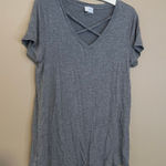 cupio  Grey T-Shirt Woman’s Size Large Photo 0