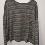 Fantastic Fawn  Women's Short Sleeve Top  Multicolor Stripes EUC Photo 1