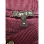 Eileen Fisher Skirt Womens Size Medium Purple Knit Midi Silk Cotton Blend Pencil Photo 3