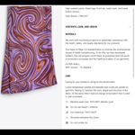 ZARA  printed flare high waisted pants. Retro swirl pattern. Photo 6