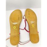 GBG Los Angeles T Strap Sandals Size 7 Pink Gold Logo Ankle Strap Pink Photo 7
