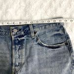 Levi's  501 Blue Medium Wash Denim Cut-off Button Fly Summer Beach Shorts 31 Photo 6