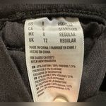 American Eagle  high rise jean mini skirt size 8 black Photo 3